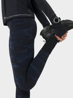 Sweaty Betty Runners High Running Leggings, Blue/Black - view 2, Blue/Black