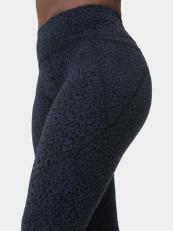 Sweaty Betty Power Workout Leggings - view 2, Blue Halftone Leopard