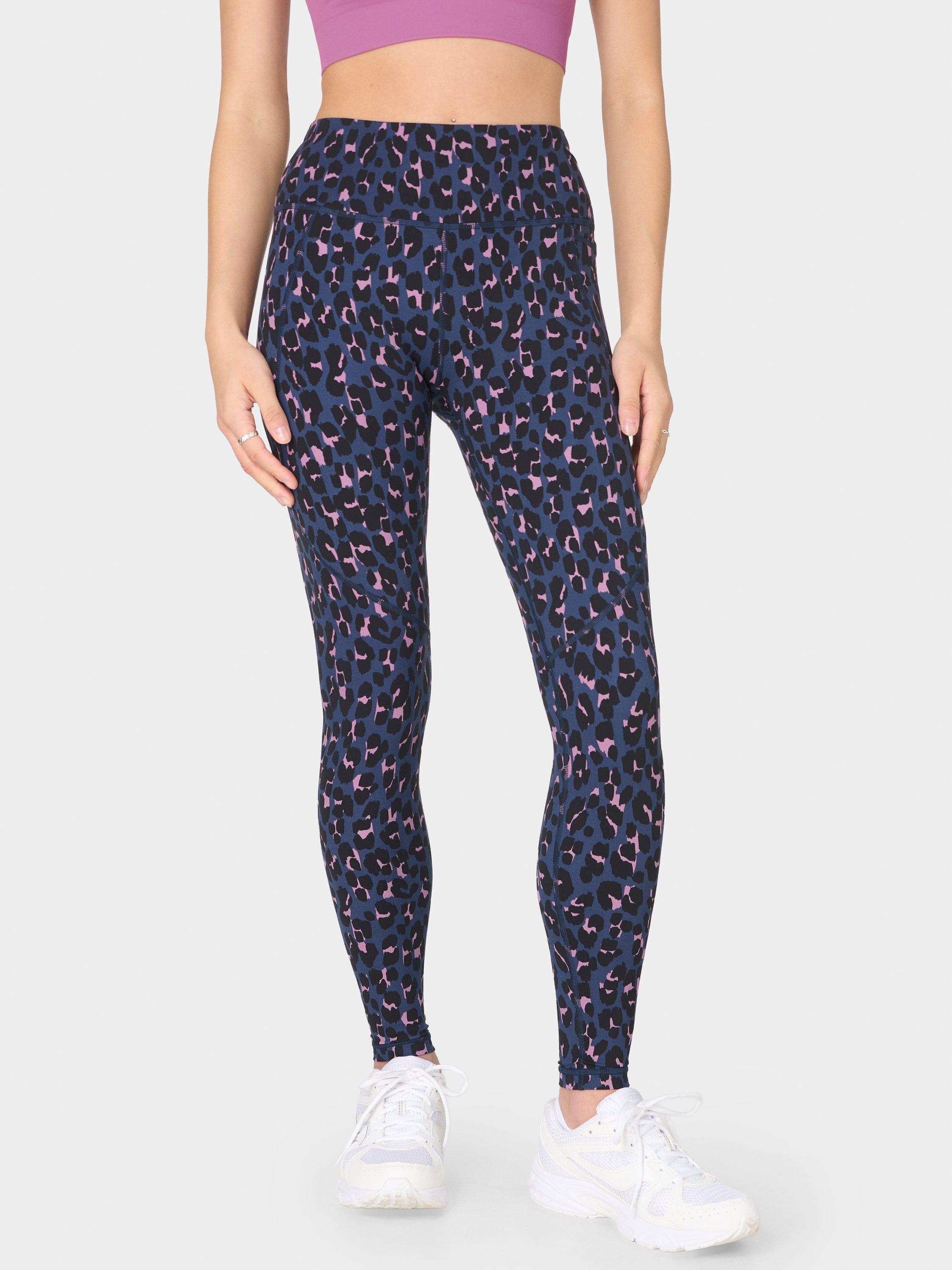 Sweaty Betty Power Workout Leggings, Purple/Multi