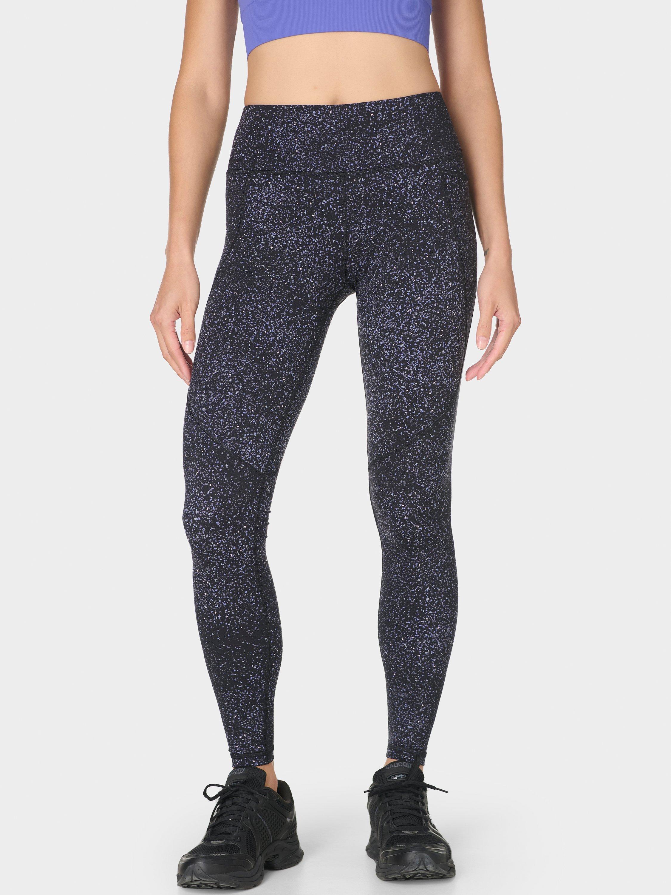 Product image 1 of 9, which shows Sweaty Betty Power Reflective Workout Leggings, Black/Multi, XXS