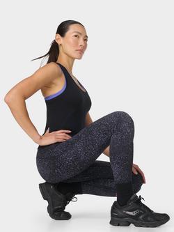 Sweaty Betty Power Reflective Workout Leggings, Black/Multi - view 2, Black/Multi