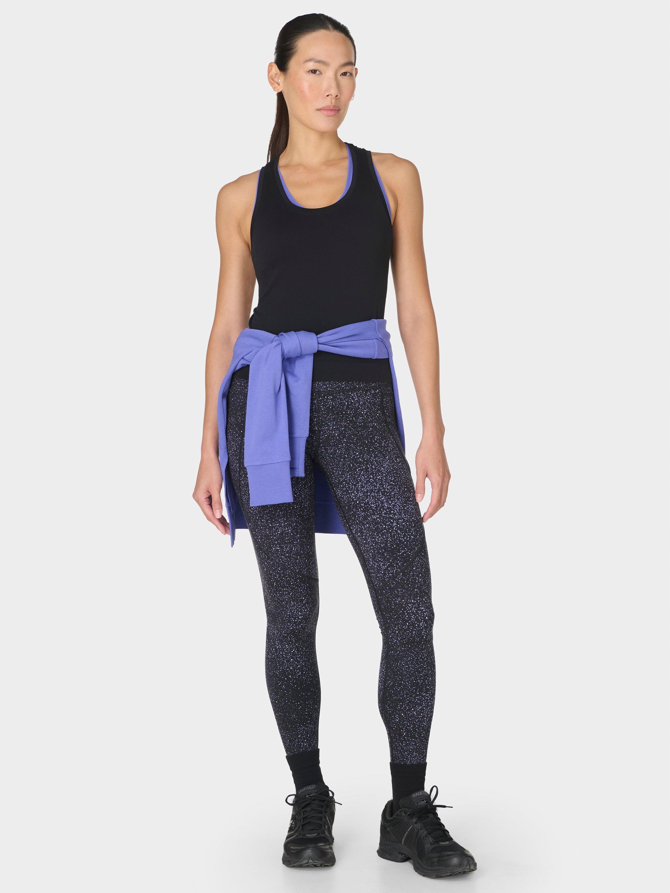 Product image 3 of 9, which shows Sweaty Betty Power Reflective Workout Leggings, Black/Multi, XXS