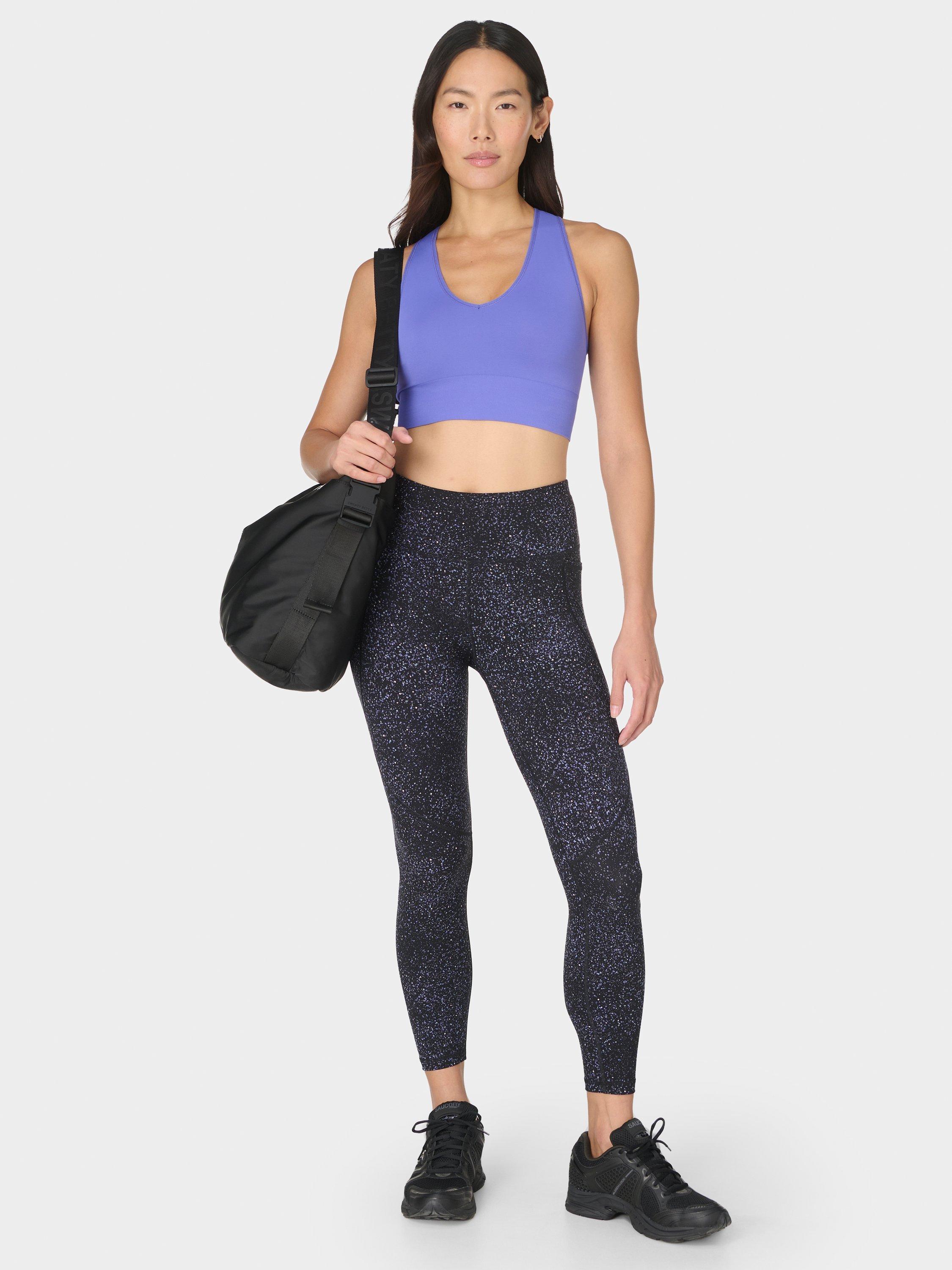 Product image 6 of 9, which shows Sweaty Betty Power Reflective Workout Leggings, Black/Multi, XXS