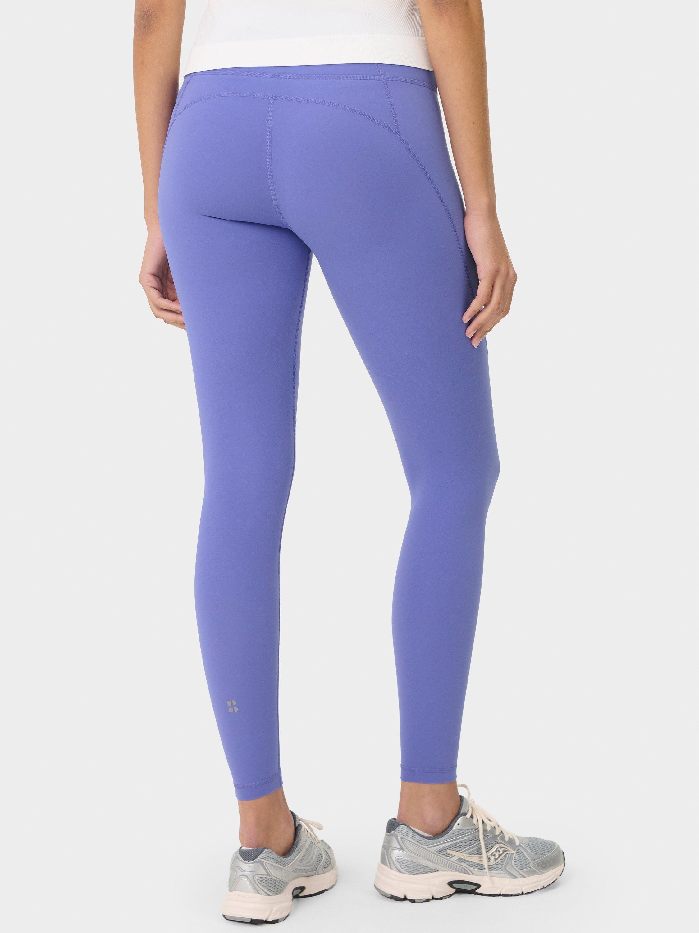 Product image 3 of 9, which shows Sweaty Betty Power Workout Leggings, Aura Blue, XXS