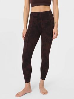 Sweaty Betty Super Soft 7/8 Yoga Leggings, Sable Brown Spray Dye