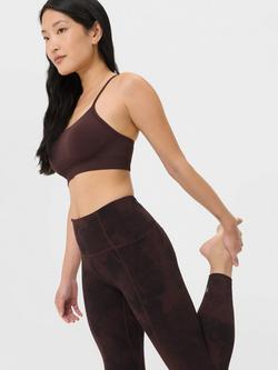 Sweaty Betty Super Soft 7/8 Yoga Leggings - view 2, Sable Brown Spray Dye