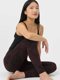 Sweaty Betty Super Soft Yoga Leggings, Sable Brn Spray Dye - view 2, Sable Brn Spray Dye