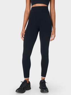 Sweaty Betty Seamless Technical Base Layer Leggings, Black, Black