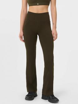 Sweaty Betty Power 30" Bootcut Workout Trousers, Dark Nori Green, Dark Nori Green