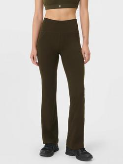 Sweaty Betty Power 32" Gym Bootcut Trousers, Dark Nori Green
