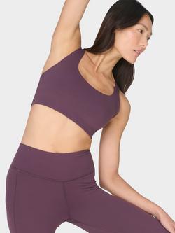 Sweaty Betty Ultimate Studio Racerback Sports Bra - view 2, Neptune Purple