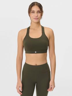 Sweaty Betty Power Medium Support Seam-Free Bra, Nori Green