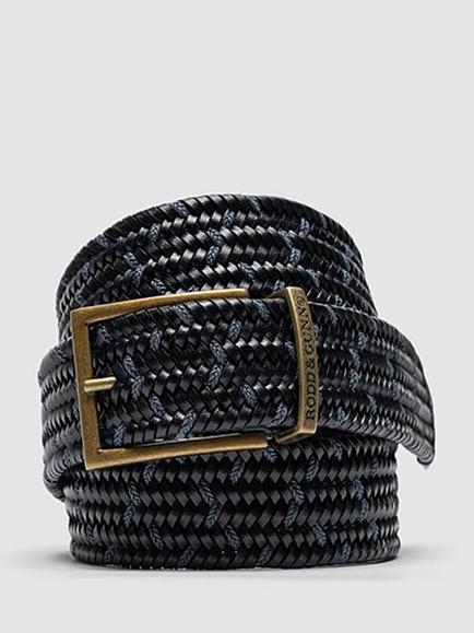 Rodd & Gunn Stratford Woven Belt, Navy