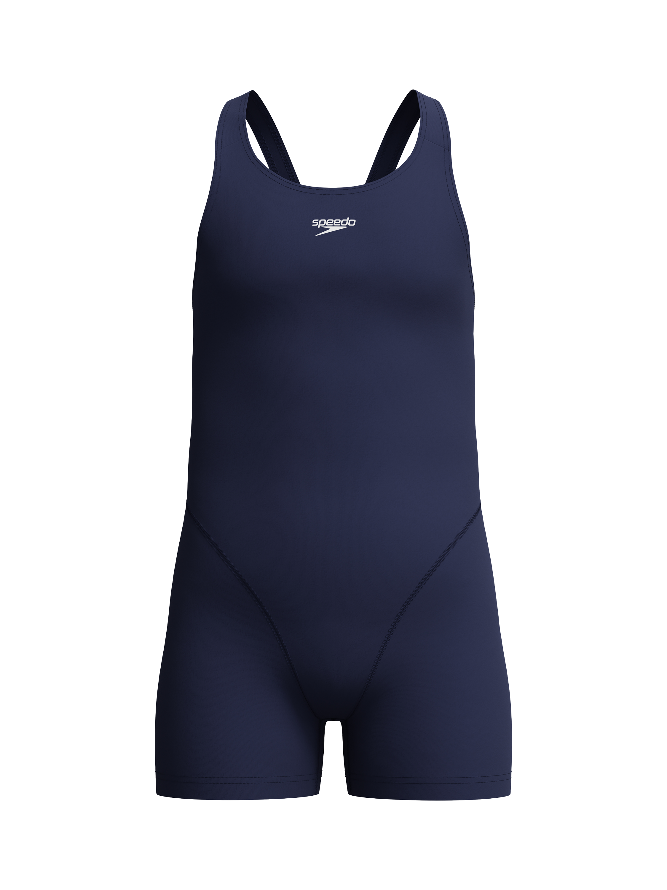 Product image 1 of 4, which shows Speedo Kids' Endurance+ Legsuit, Peacoat, 5-6 years