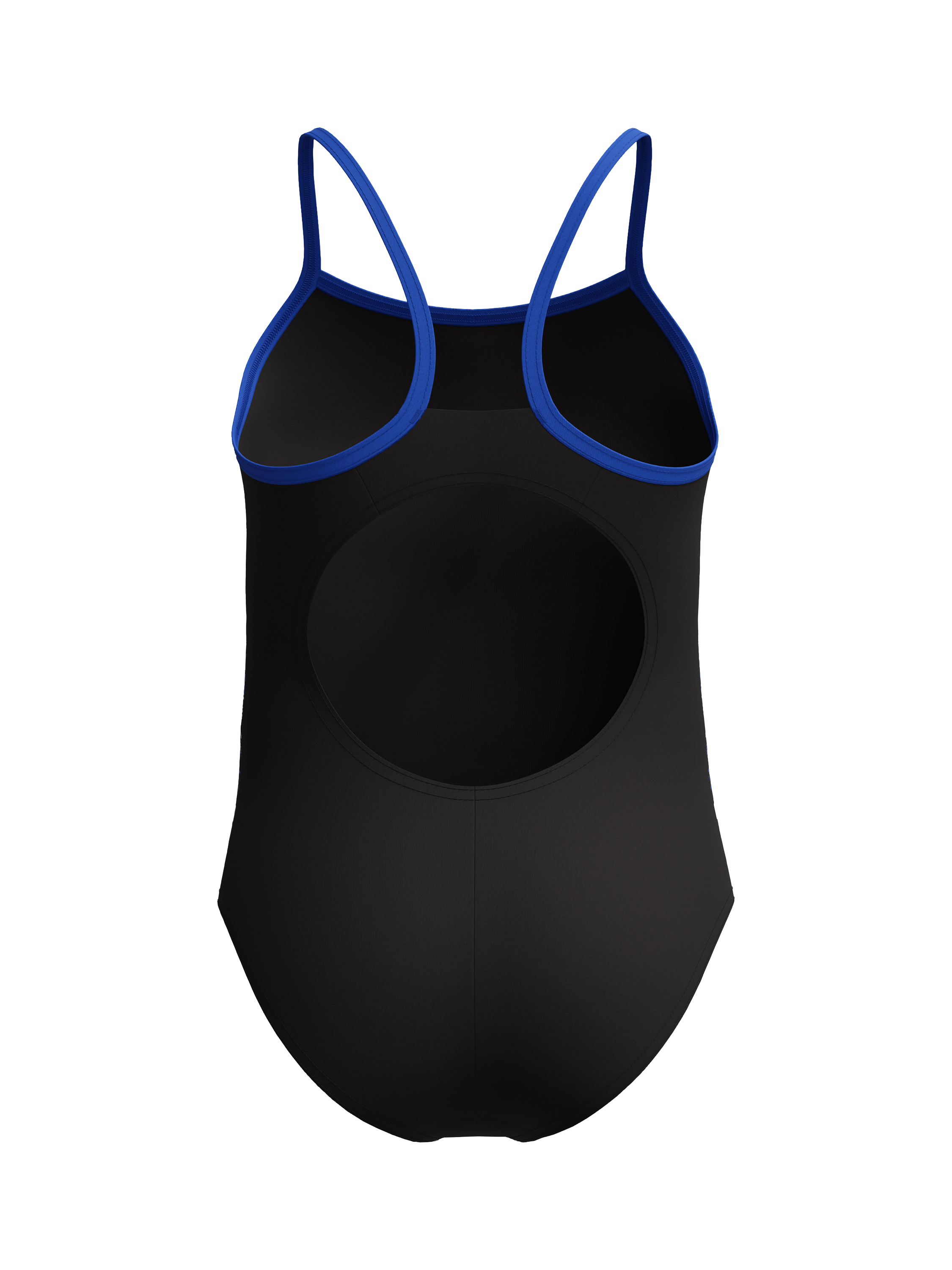 Product image 4 of 5, which shows Speedo Kids' Muscleback Swimsuit, Anthracite/Sapphire, 5-6 years