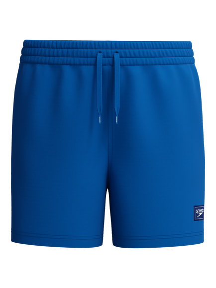 Speedo Kids' Logo Volley 13” Drawstring Water Shorts, Turkish Sea, Turkish Sea