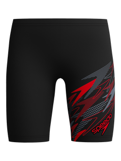 Speedo Kids' Medley Logo Jammer Swim Shorts, Anthracite, Anthracite