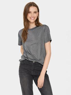 Saint Tropez Haga Sparkle T-Shirt, Black, Black
