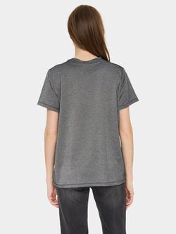 Saint Tropez Haga Sparkle T-Shirt, Black - view 2, Black