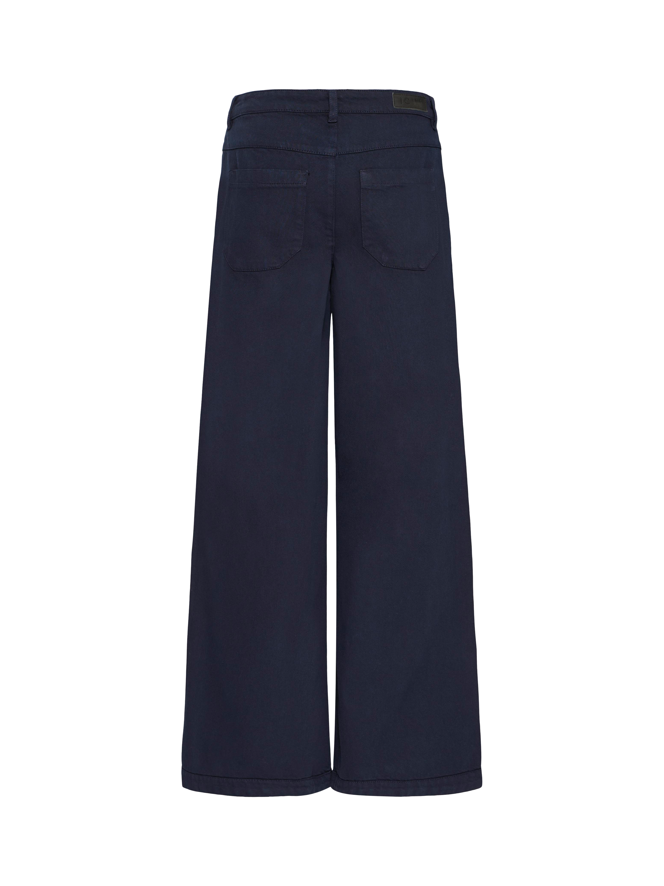 Product image 6 of 7, which shows ICHI Hezano Wide Leg Jeans, Dark Navy, 25R