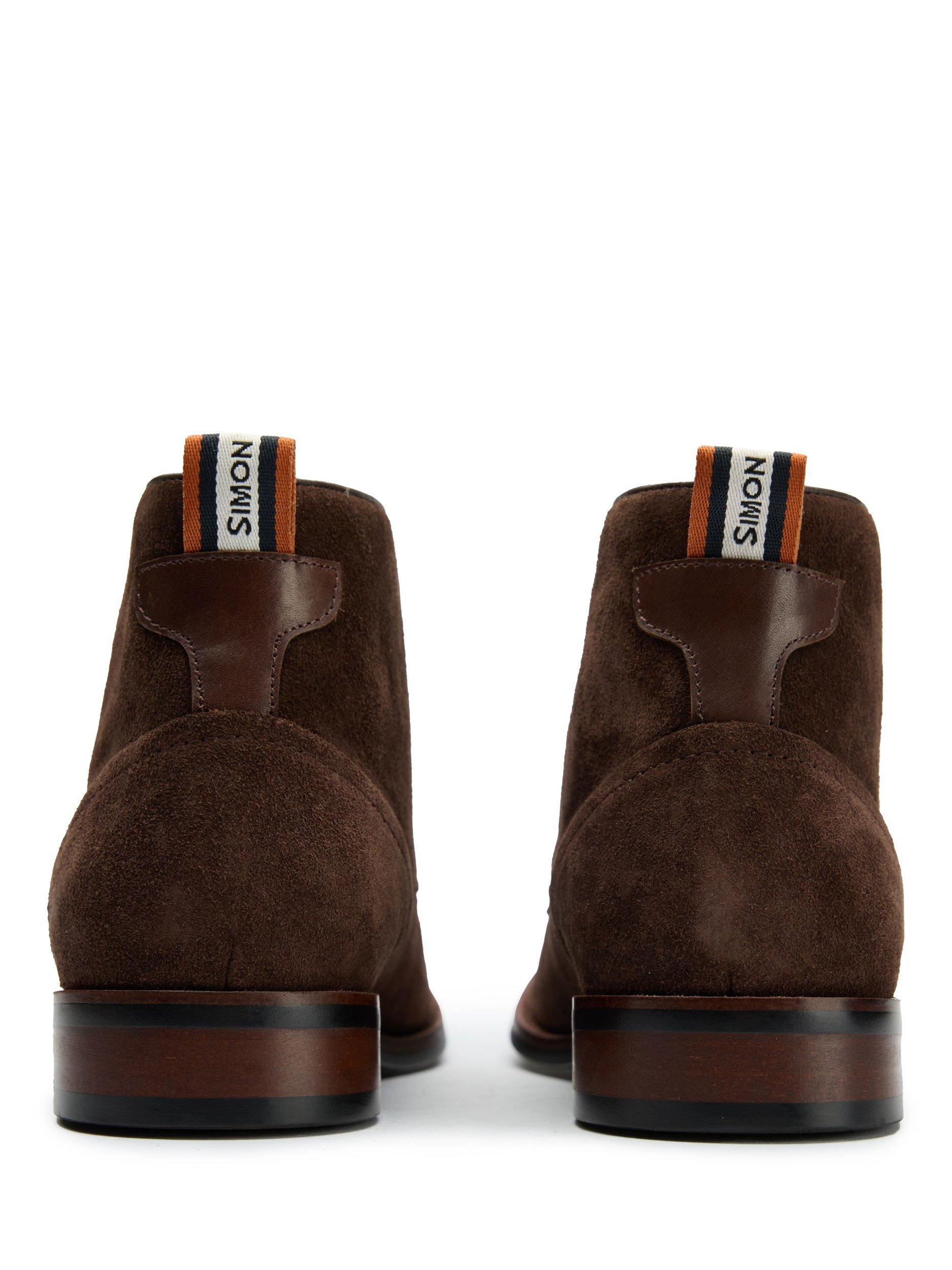Product image 3 of 5, which shows Simon Carter Allos Suede Chukka Boots, Brown, 7