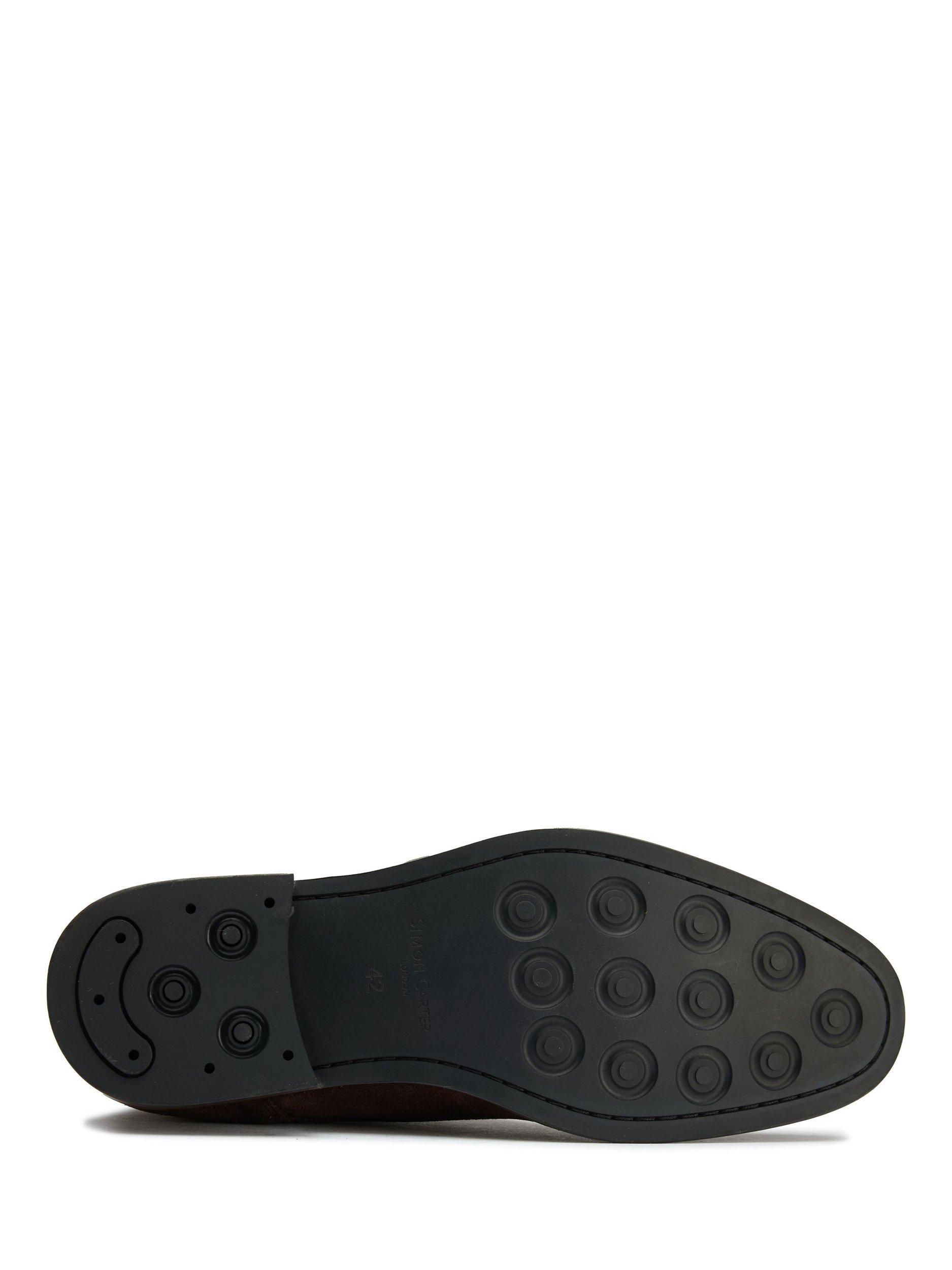 Product image 4 of 5, which shows Simon Carter Allos Suede Chukka Boots, Brown, 7