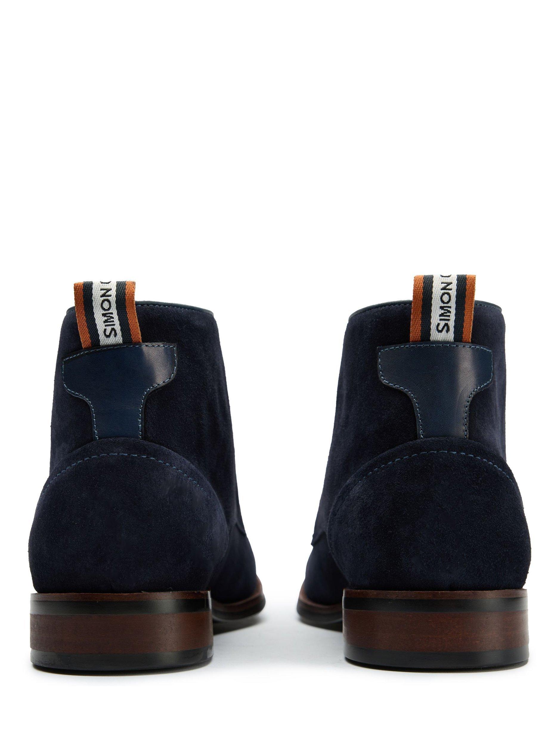Product image 3 of 6, which shows Simon Carter Allos Suede Chukka Boots, Navy, 7