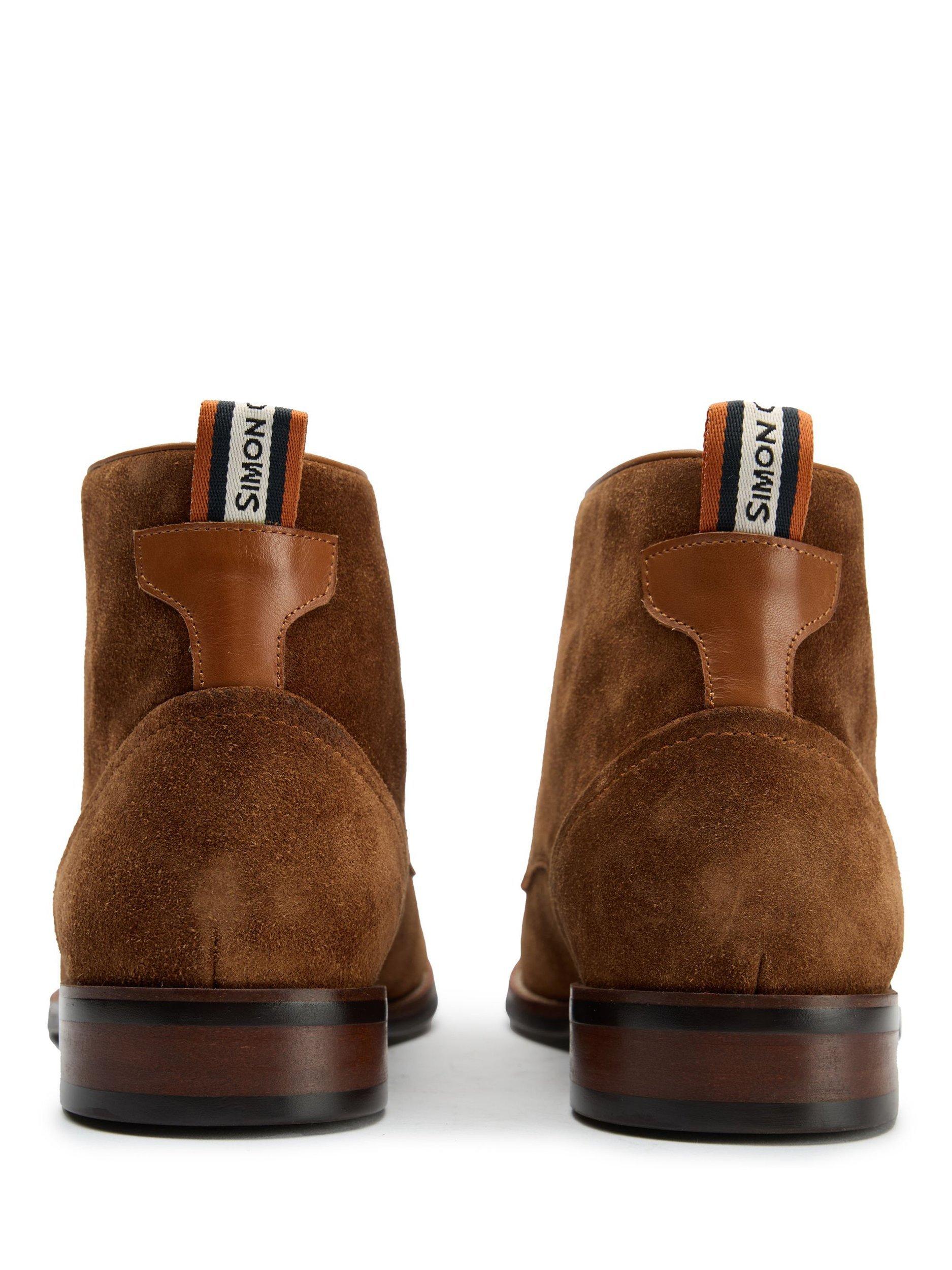 Product image 3 of 4, which shows Simon Carter Allos Suede Chukka Boots, Tan, 7