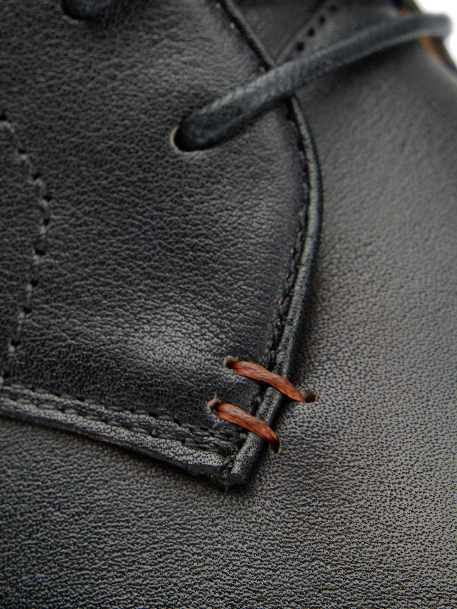 Product image 3 of 6, which shows Simon Carter Byrd 2 Leather Lace-Up Chukka Boots, Black, 7
