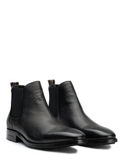 Simon Carter Clove 3 Chelsea Leather Boots, Black - view 2, Black