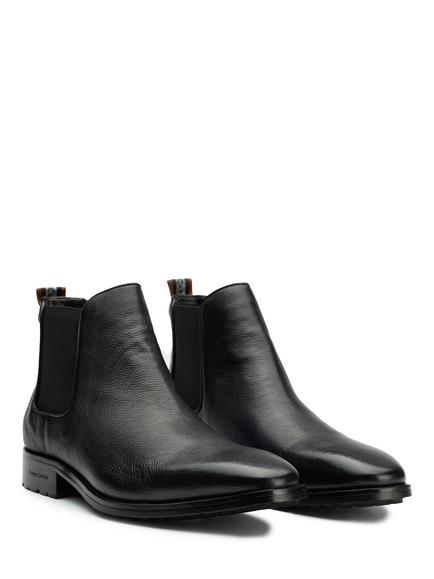 Simon Carter Clove 3 Chelsea Leather Boots, Tan - view 2, Black