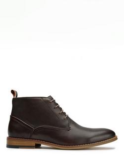 Simon Carter Byrd 2 Chukka Leather Boots, Brown, Brown