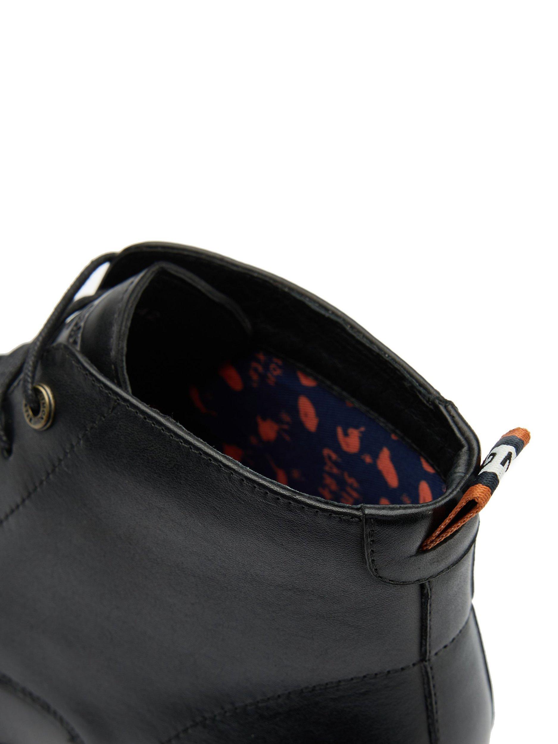 Product image 3 of 7, which shows Simon Carter Daisy 3 Leather Chukka Boots, Black, 7