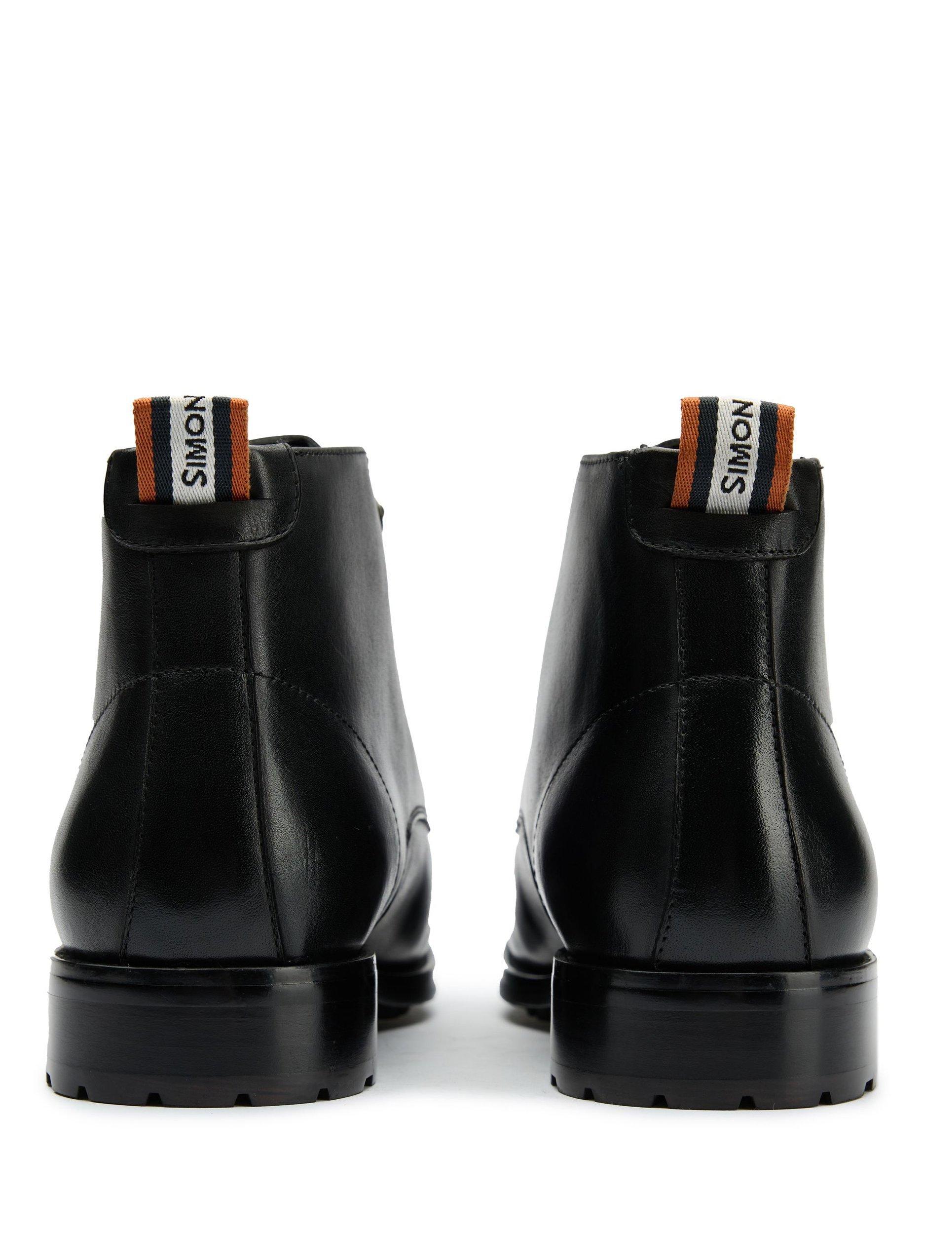 Product image 4 of 7, which shows Simon Carter Daisy 3 Leather Chukka Boots, Black, 7