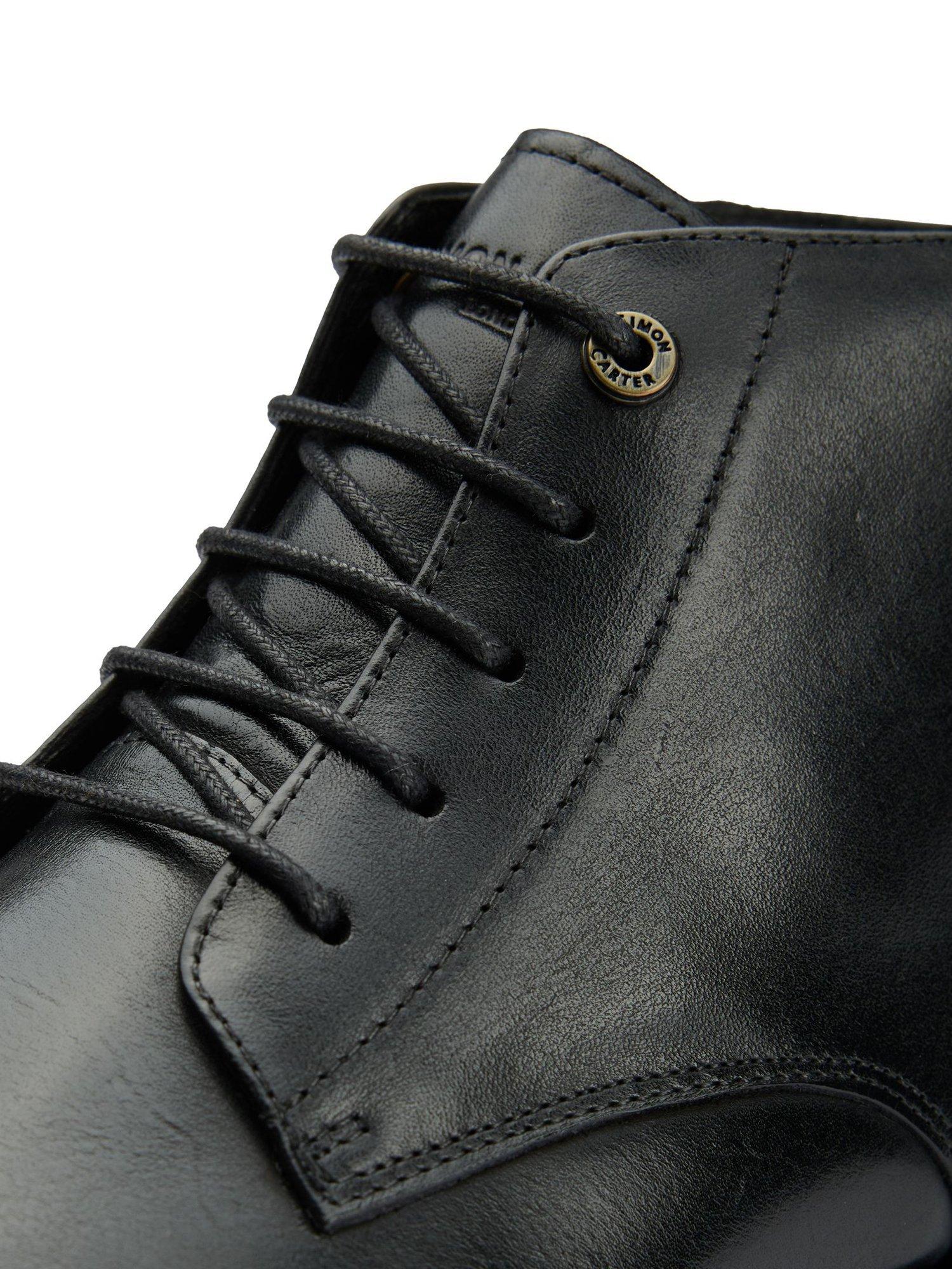 Product image 7 of 7, which shows Simon Carter Daisy 3 Leather Chukka Boots, Black, 7