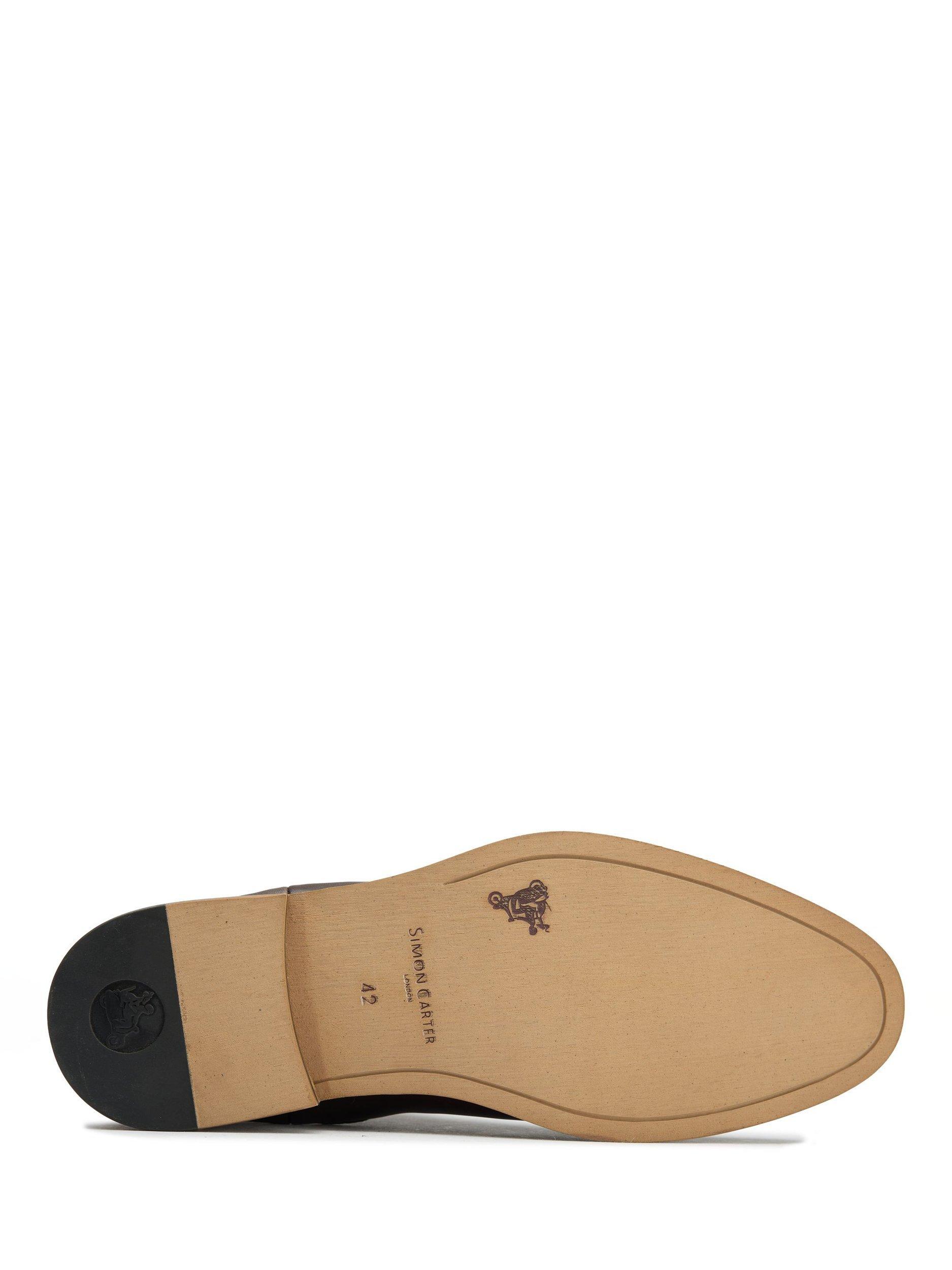 Product image 4 of 5, which shows Simon Carter Elgar 2 Leather Chelsea Boots, Brown, 7