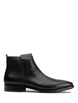 Simon Carter Prim 3 Leather Inside Zip Ankle Boots, Black