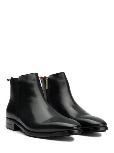 Simon Carter Prim 3 Leather Inside Zip Ankle Boots - view 2, Black