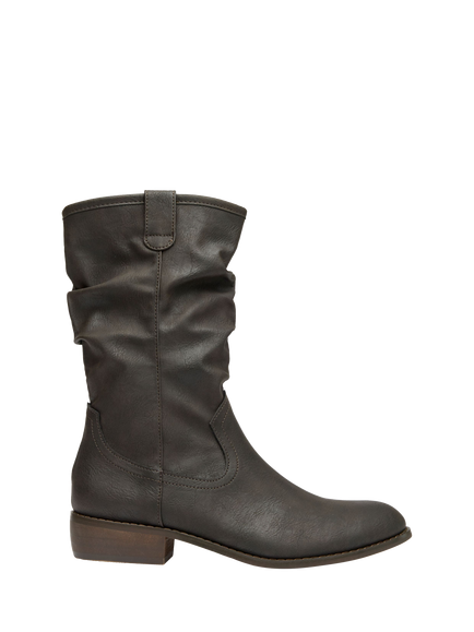 V.GAN Vegan Prune Cowboy Boots, Brown, Brown