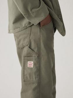 Levi's 568 Loose Straight Fit Canvas Carpenter Trousers, Dried Oregano - view 2, Dried Oregano