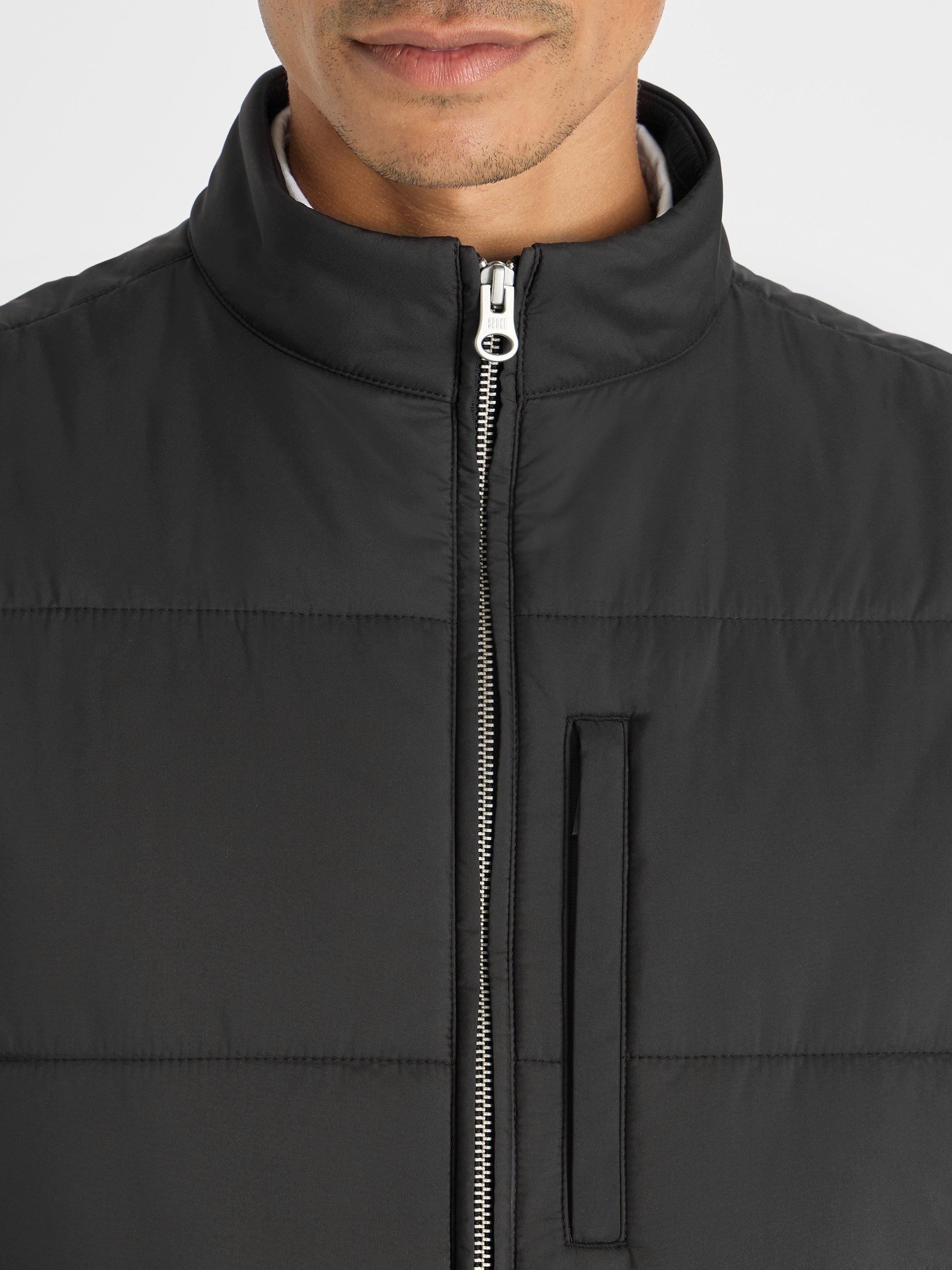 Product image 7 of 9, which shows SPOKE The Gilet Straight Fit, Black, S Reg