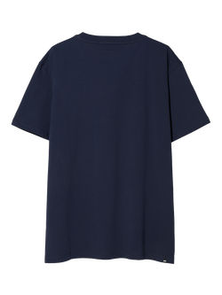 DENHAM Boro Cotton Regular Fit Short Sleeve Graphic T-Shirt, Navy Blazer - view 2, Navy Blazer