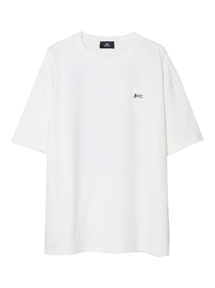 DENHAM Ueno Cotton Regular Fit Graphic T-Shirt, White, White