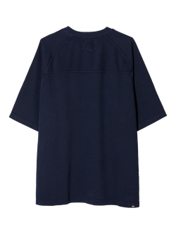 DENHAM Cotton Regular Fit Short Sleeve Chest Pocket T-Shirt - view 2, Navy Blazer