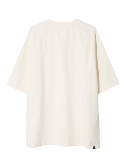 DENHAM Cotton Regular Fit Short Sleeve Chest Pocket T-Shirt - view 2, Antique White