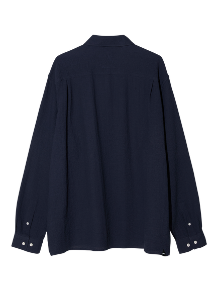 DENHAM Scissor Patch Regular Fit Shirt, Navy Blazer - view 2, Navy Blazer