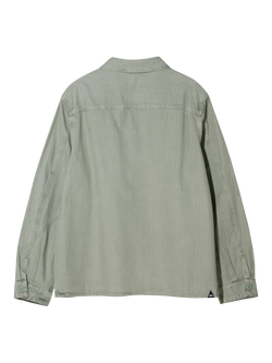 DENHAM Cotton Core Work Overshirt, Green - view 2, Green