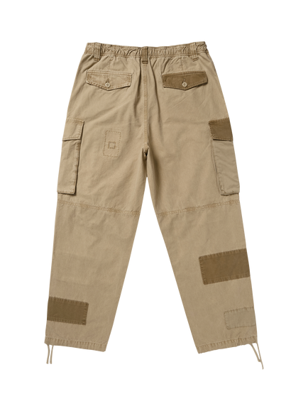 DENHAM Cotton Loose Fit Cargo Trousers, Safari - view 2, Safari