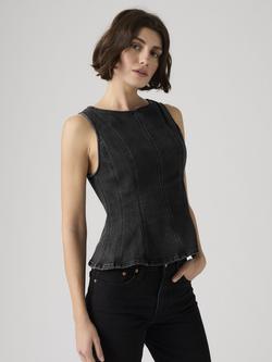 Levi's Leighton Peplum Hem Top, Ny Nights, Ny Nights