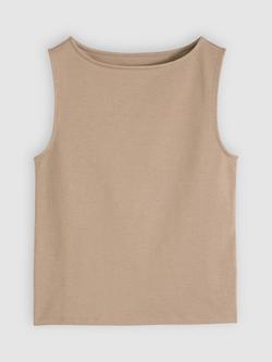 Levi's Blair Boat Neck Sleeveless Top, Pine Bark - view 2, Pine Bark